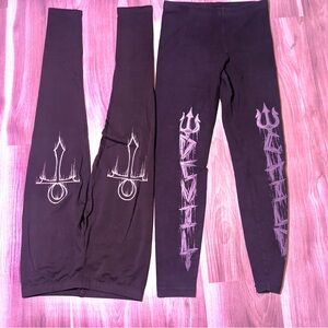 Women's Graphic Gothic Leggings Bundle